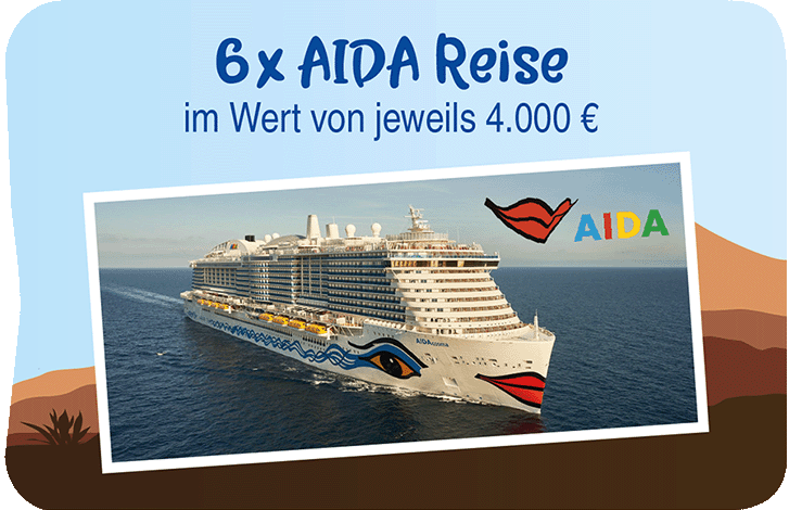 6x AIDA Reise
